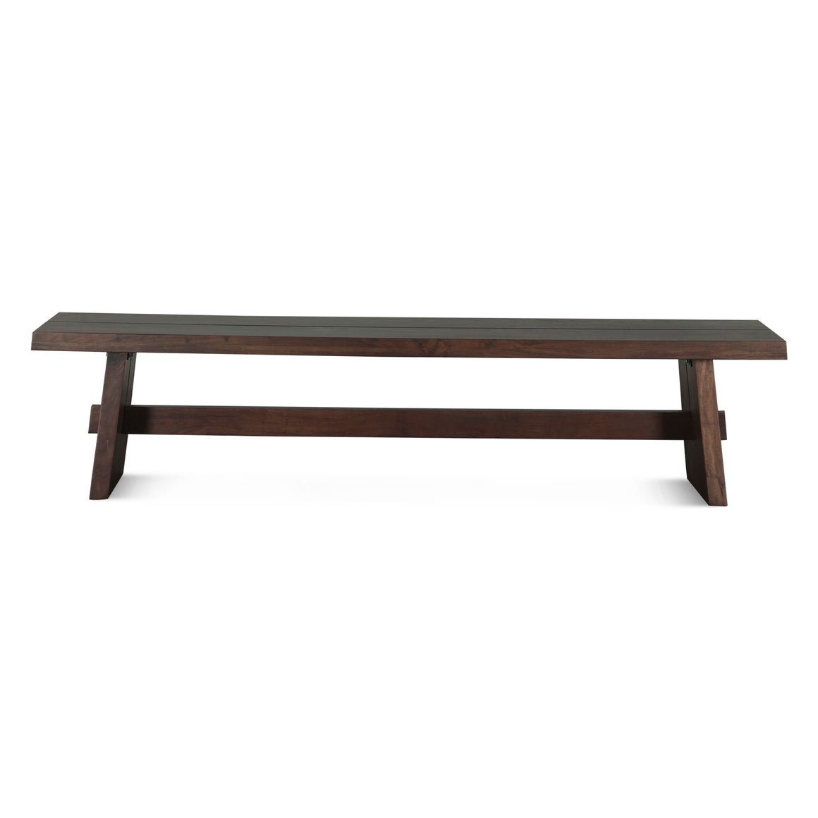 Acadia 79" Bench in Coffee Bean