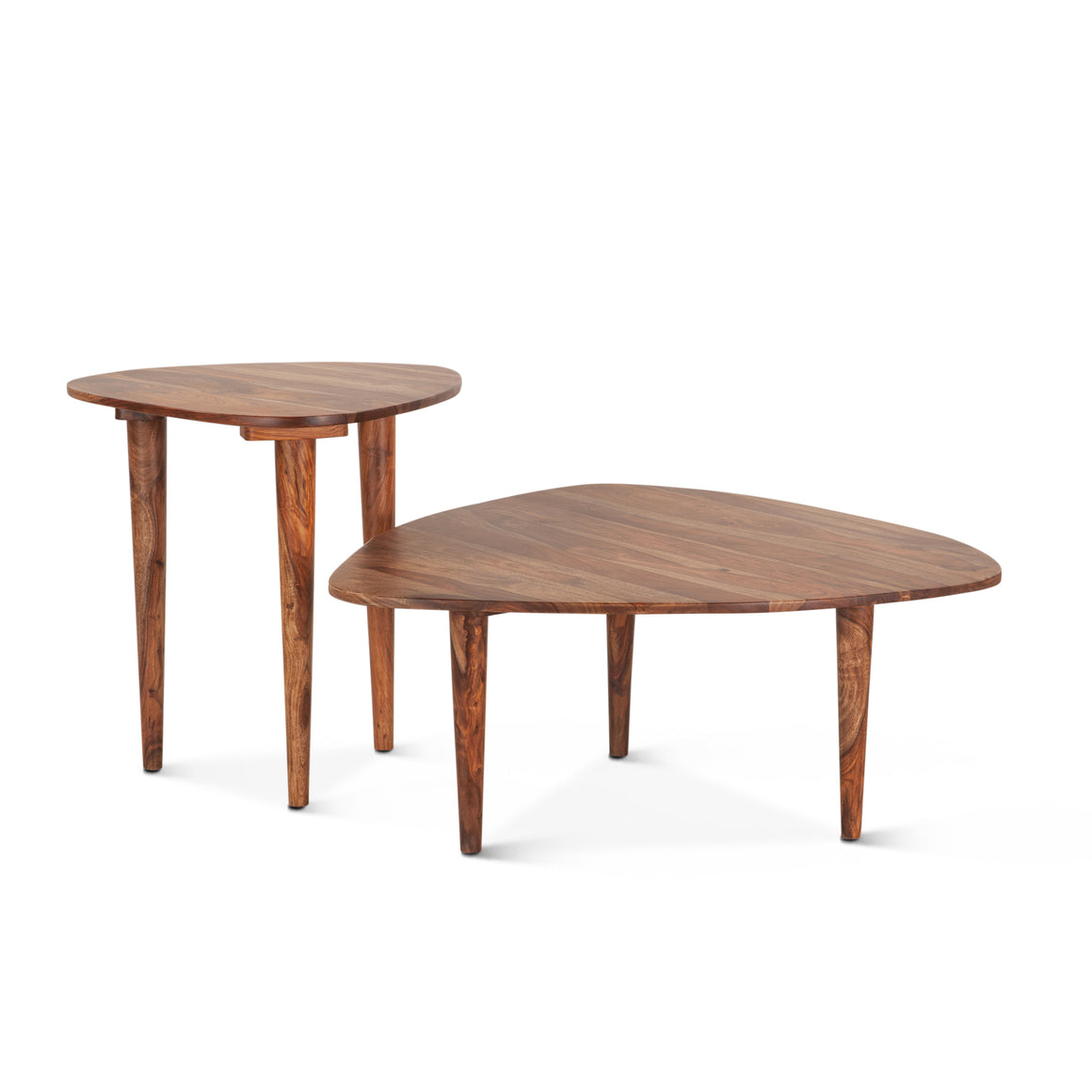 Arrey 23" Side Table in Indian Rosewood with Natural Finish