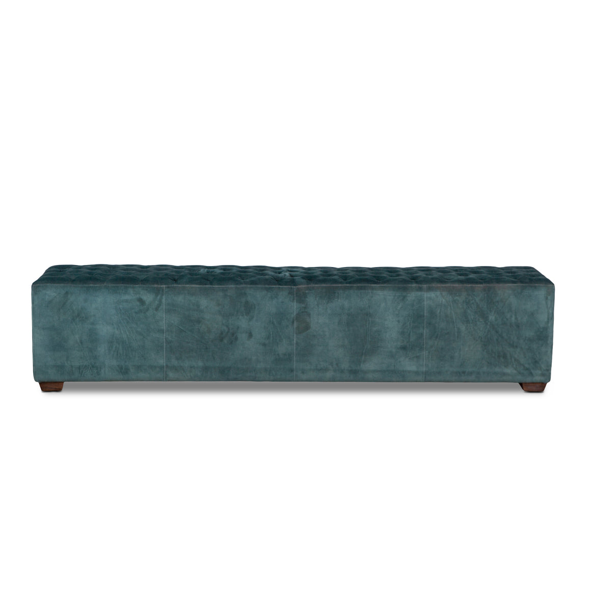 Arabella 79" Bench in Green Velvet