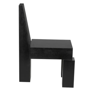 Murry Chair, Hand Rubbed Black