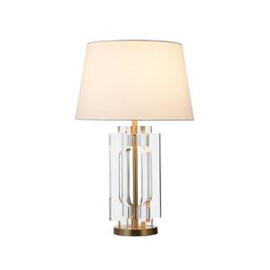 Haven Stacked Acrylic Square Table Lamp
