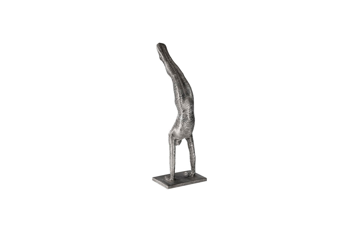 Handstand Sculpture, Aluminum, Small