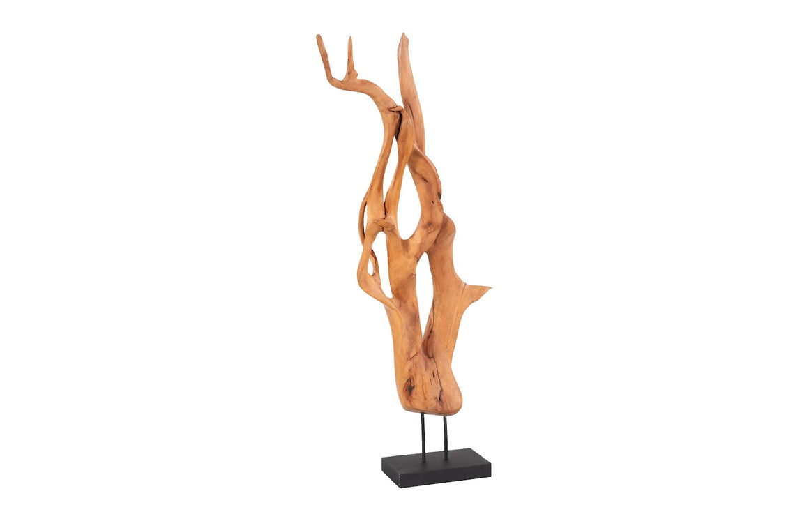 Mahogany Wood Sculpture, Table Top, Size, Shape, Styles Vary