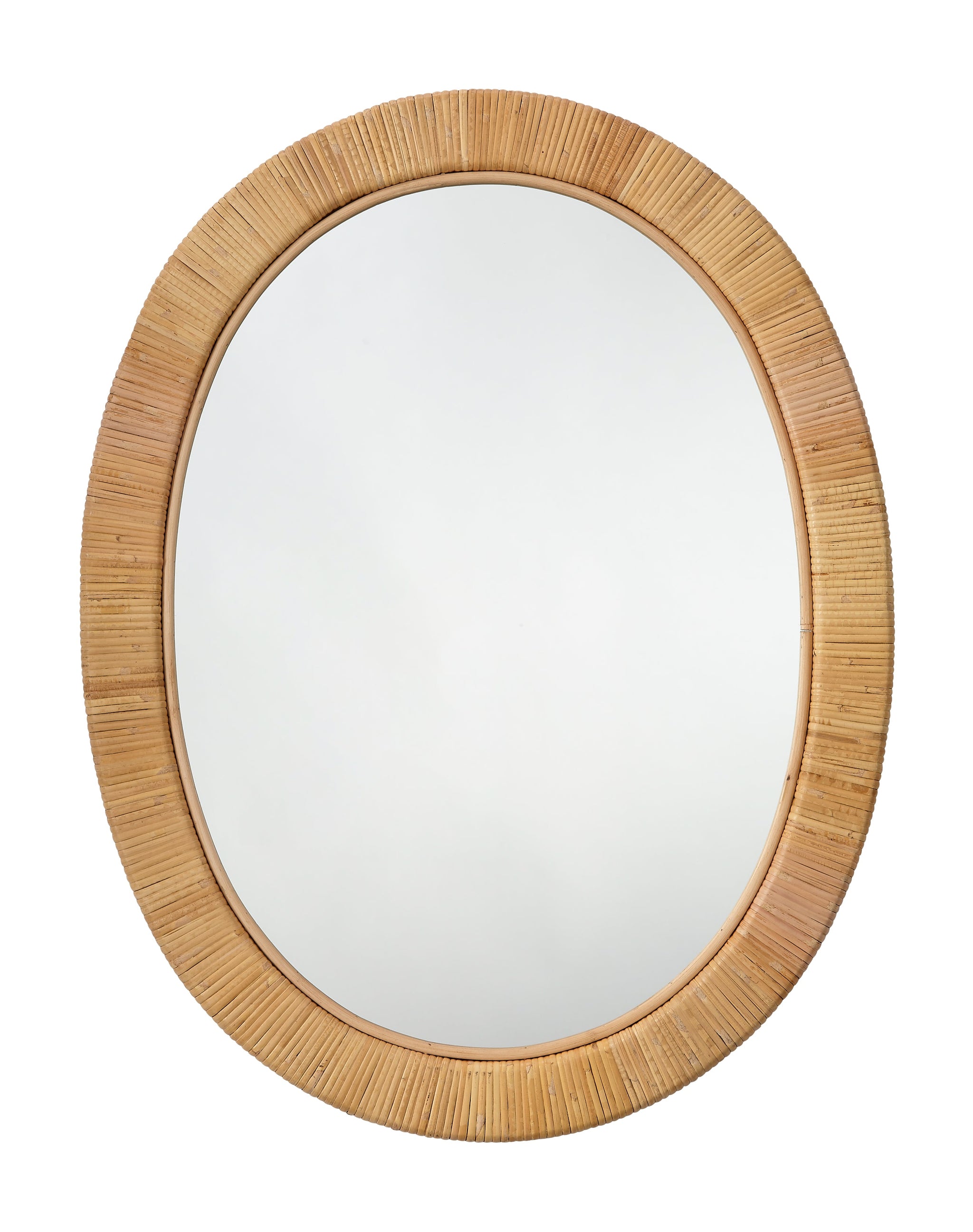 Aloha Rattan Oval Mirror