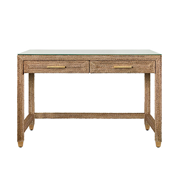 Noble Drawer Desk in Wrapped Rope'