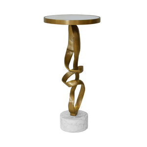 Olympia Sculptural Loop Base Side Table