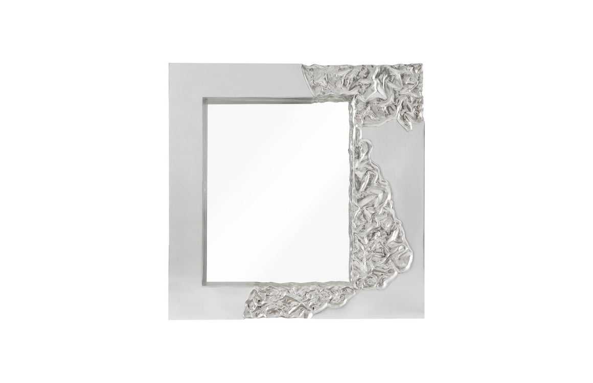 Mercury Mirror, Square, Silver Leaf