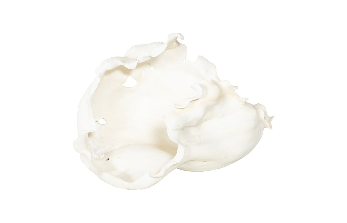 Cast Root Bowl, Open, Faux Bleached