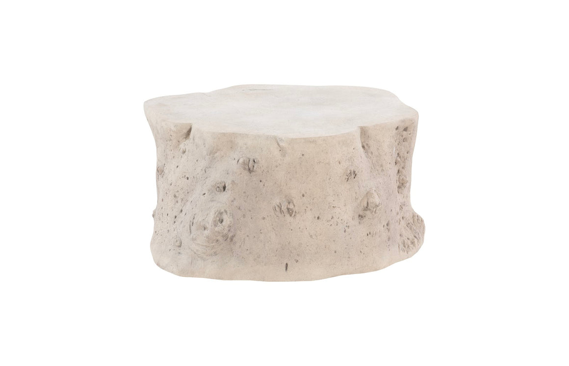 Log Coffee Table, Roman Stone