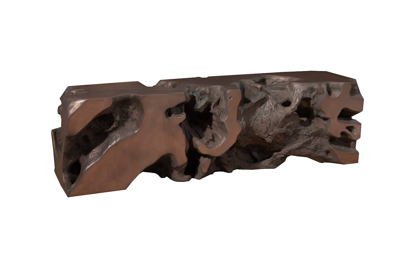 Freeform Bench, Bronze