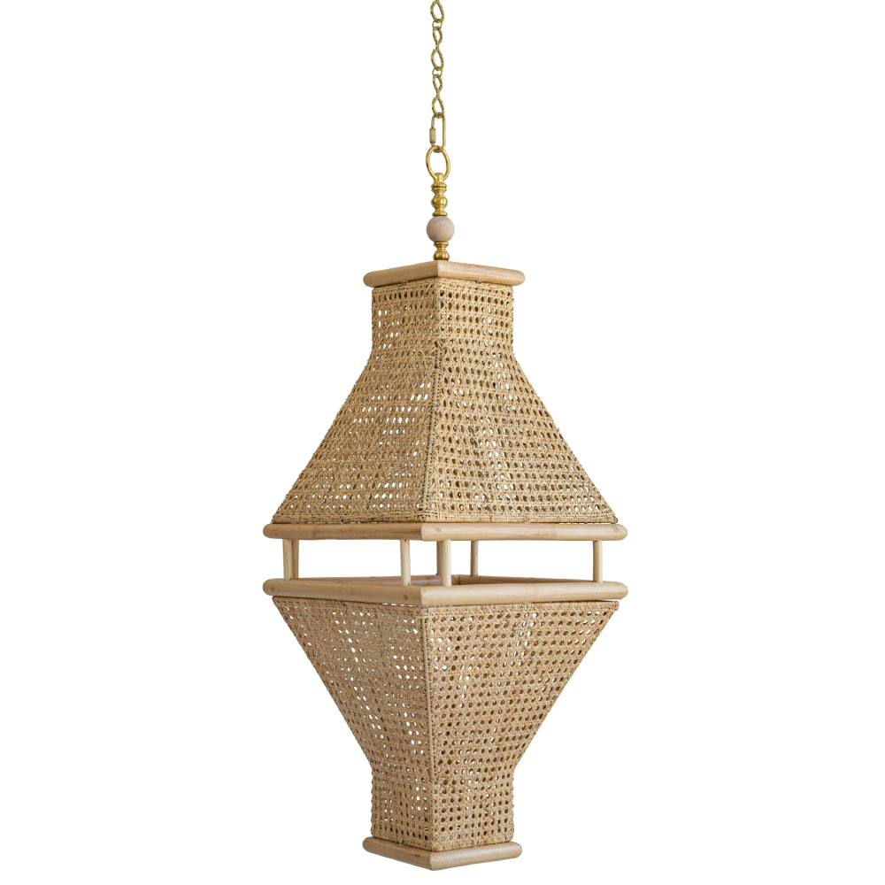 14" Avery Rattan Pendant