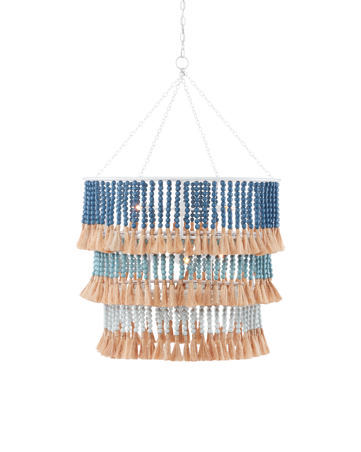 St. Barts Blue Chandelier