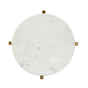 Winslet Round Marble Side Table