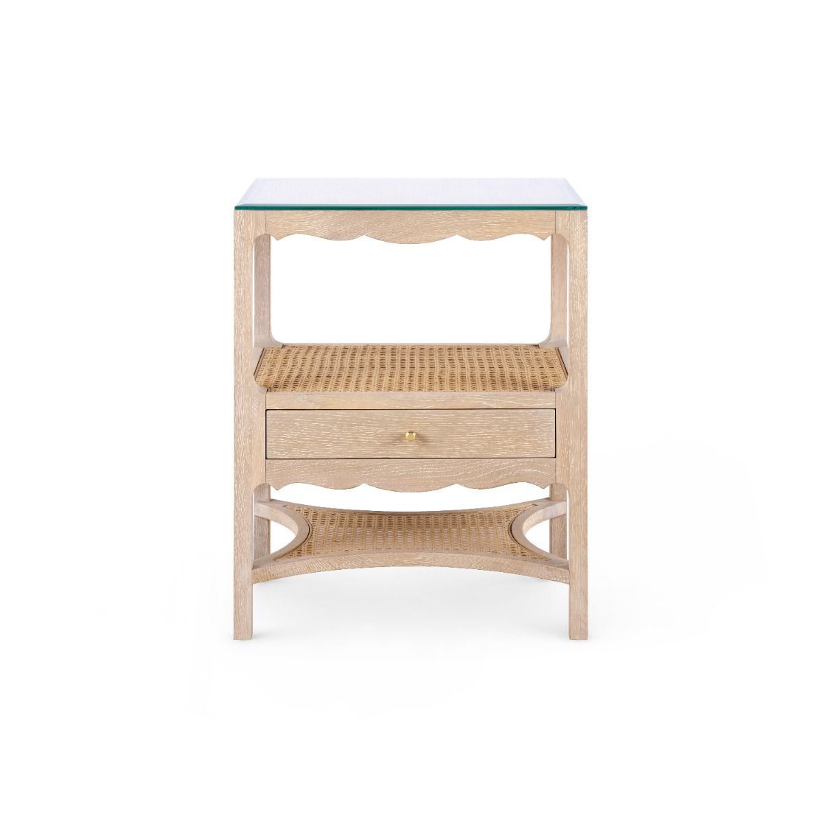 Arianna 1-Drawer Side Table - Sand