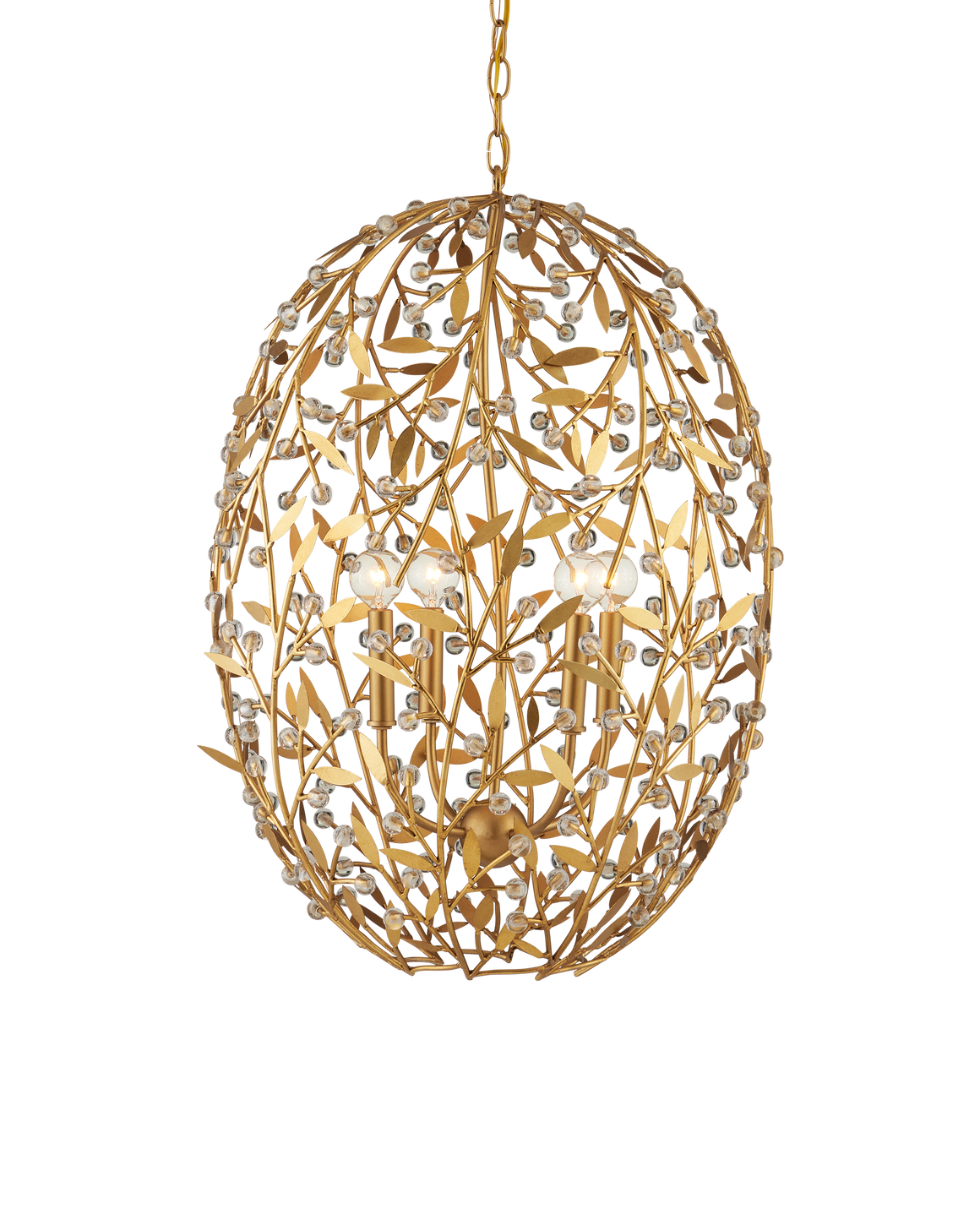 Secret Garden Gold Chandelier