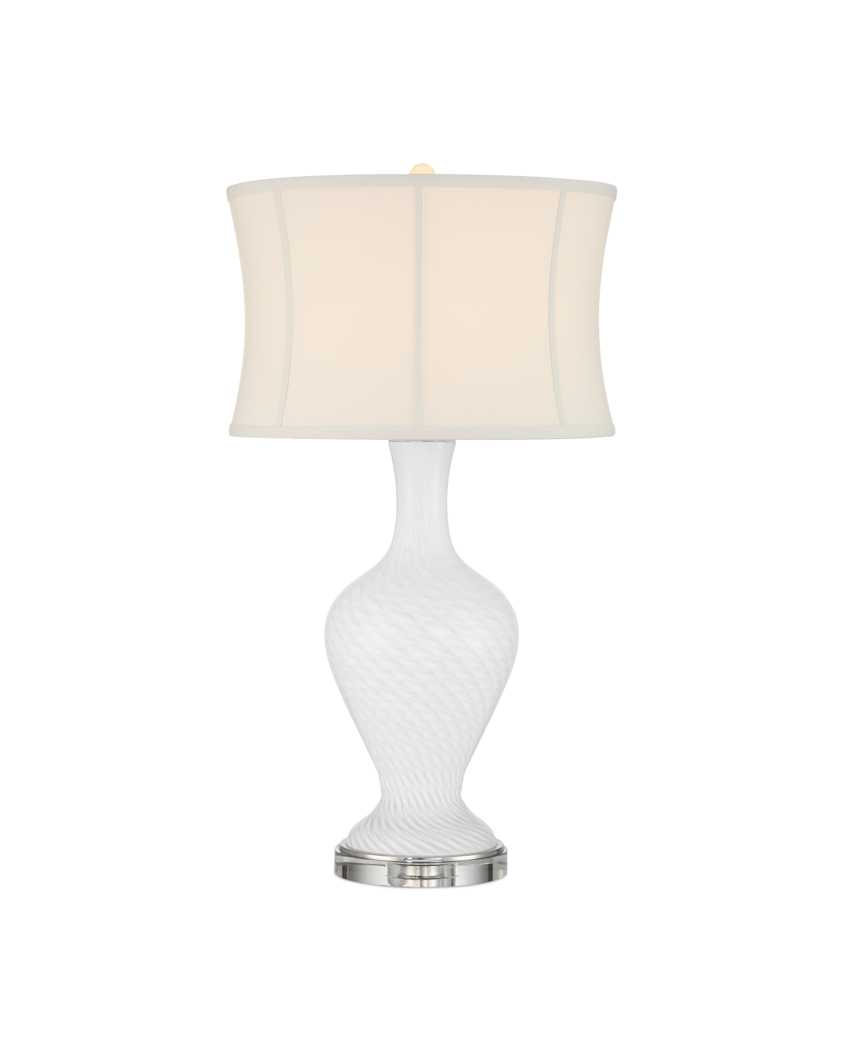 Zeta White Table Lamp