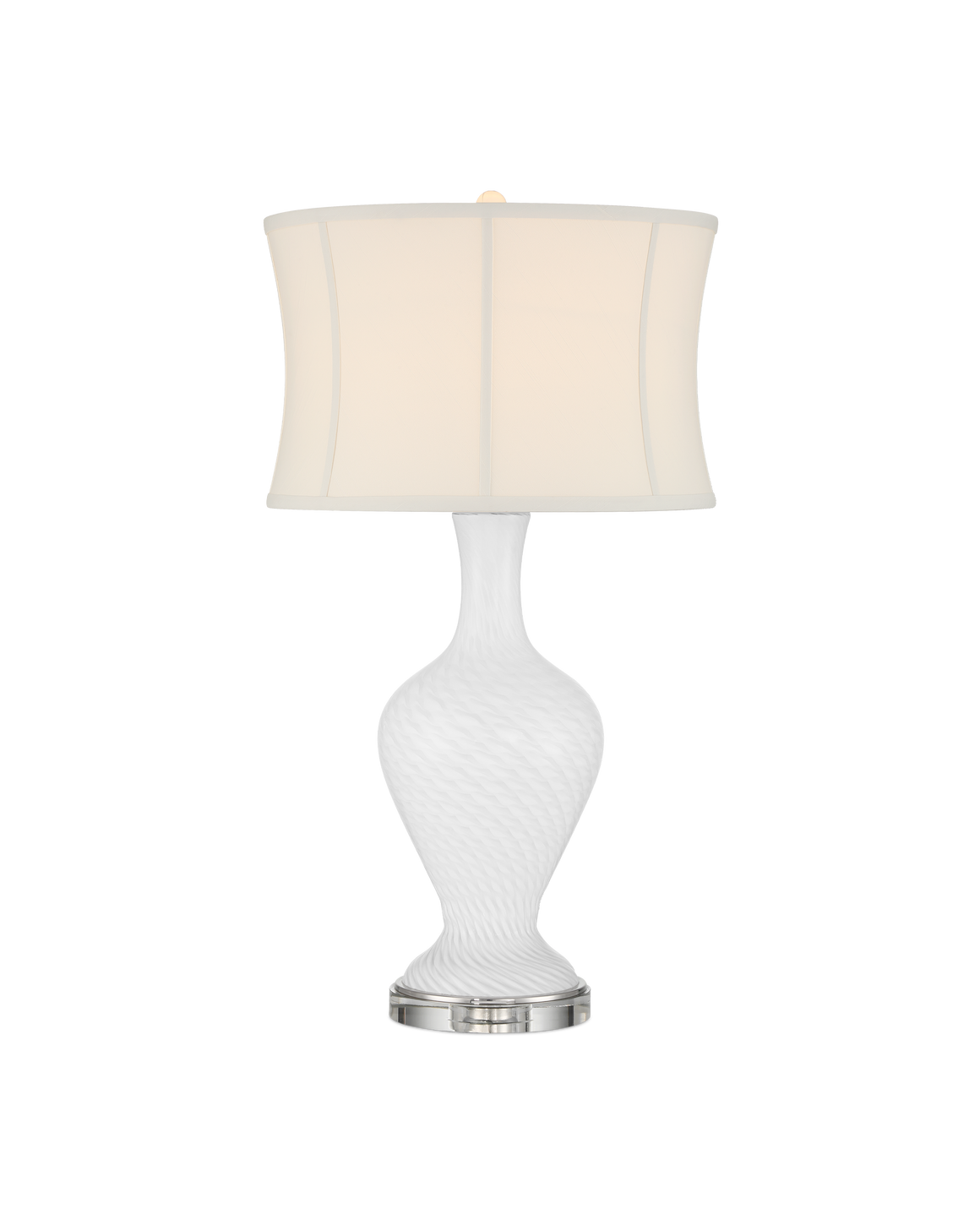 Zeta White Table Lamp