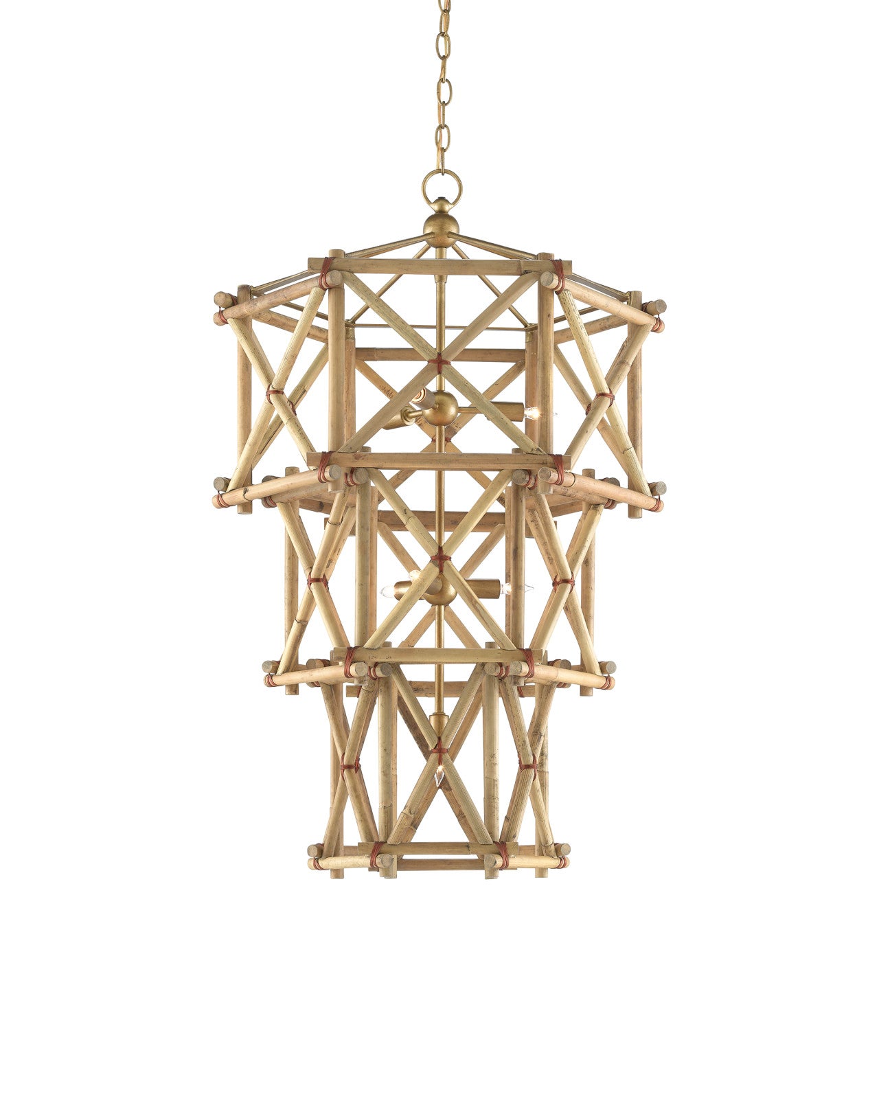 Kingali Medium Rattan Chandelier