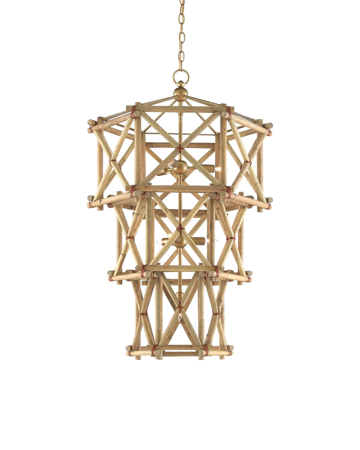 Kingali Medium Rattan Chandelier