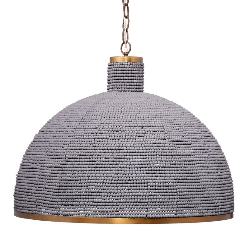 Big Sur 1-Light Beaded Chandelier, Slate Blue