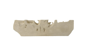 Beau Cast Root Console Table, Roman Stone