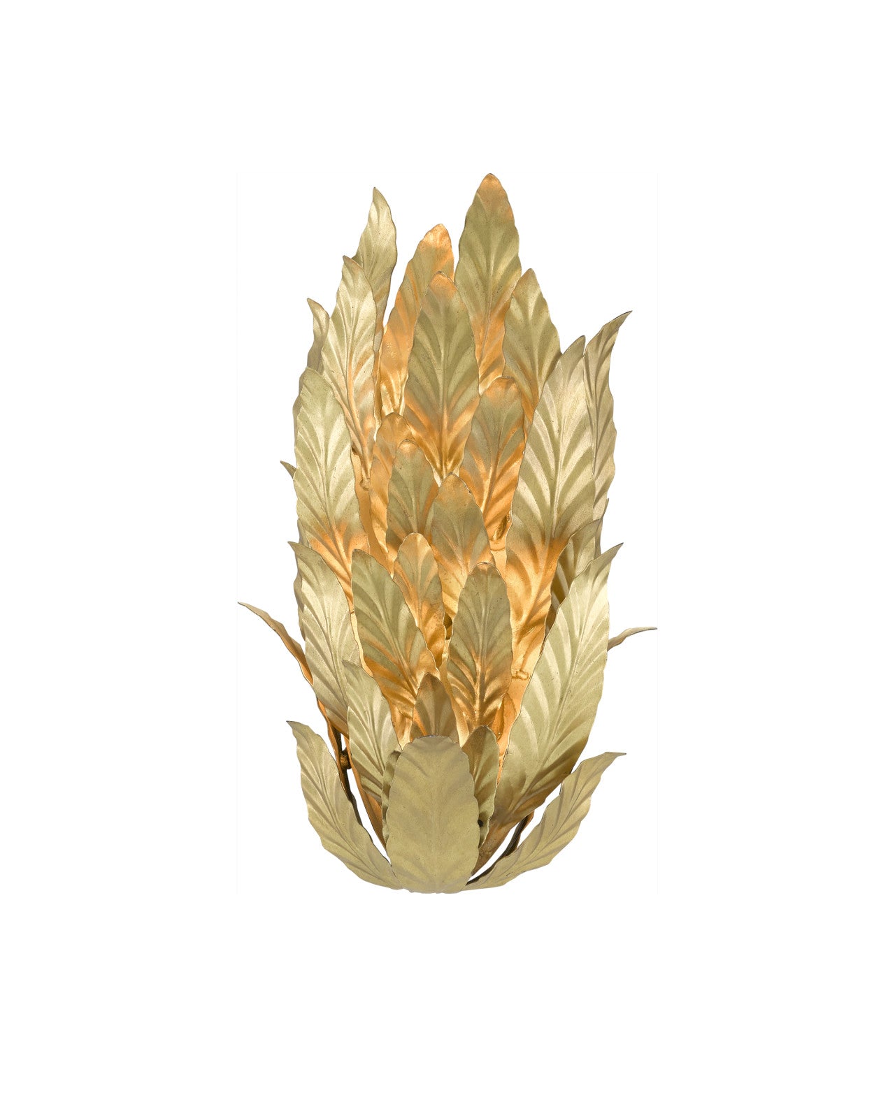 Apollo Gold Leaf Wall Sconce