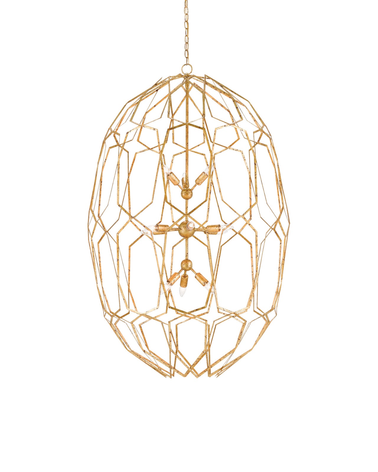 Albertine Gold Chandelier