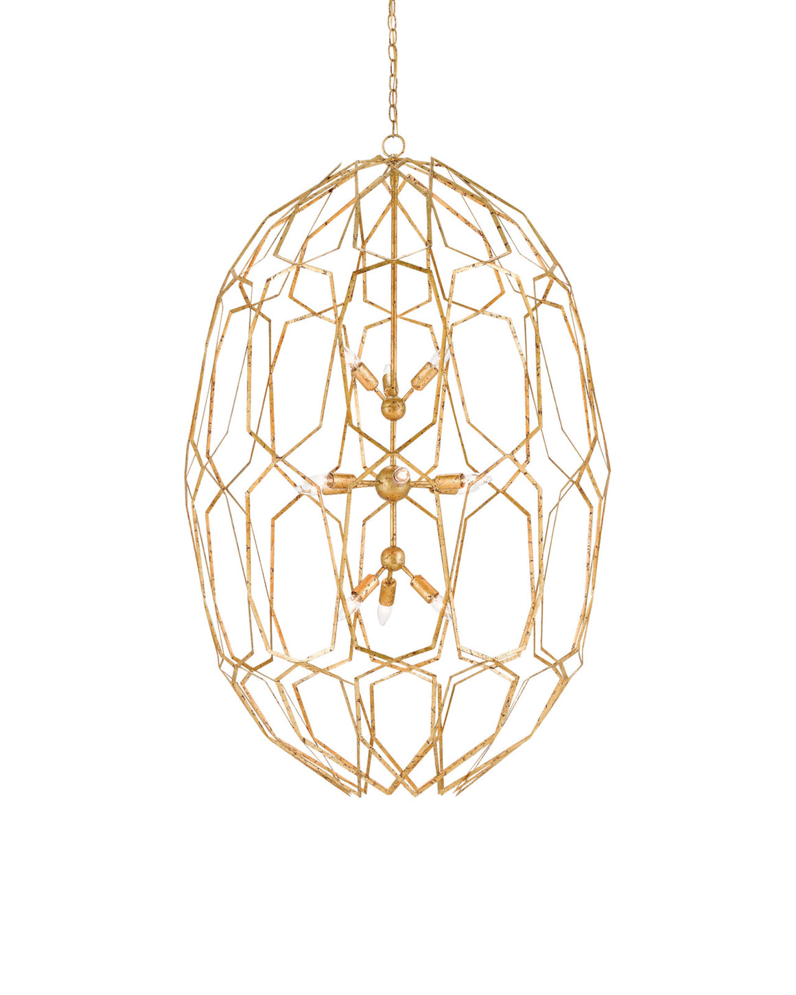 Albertine Gold Chandelier