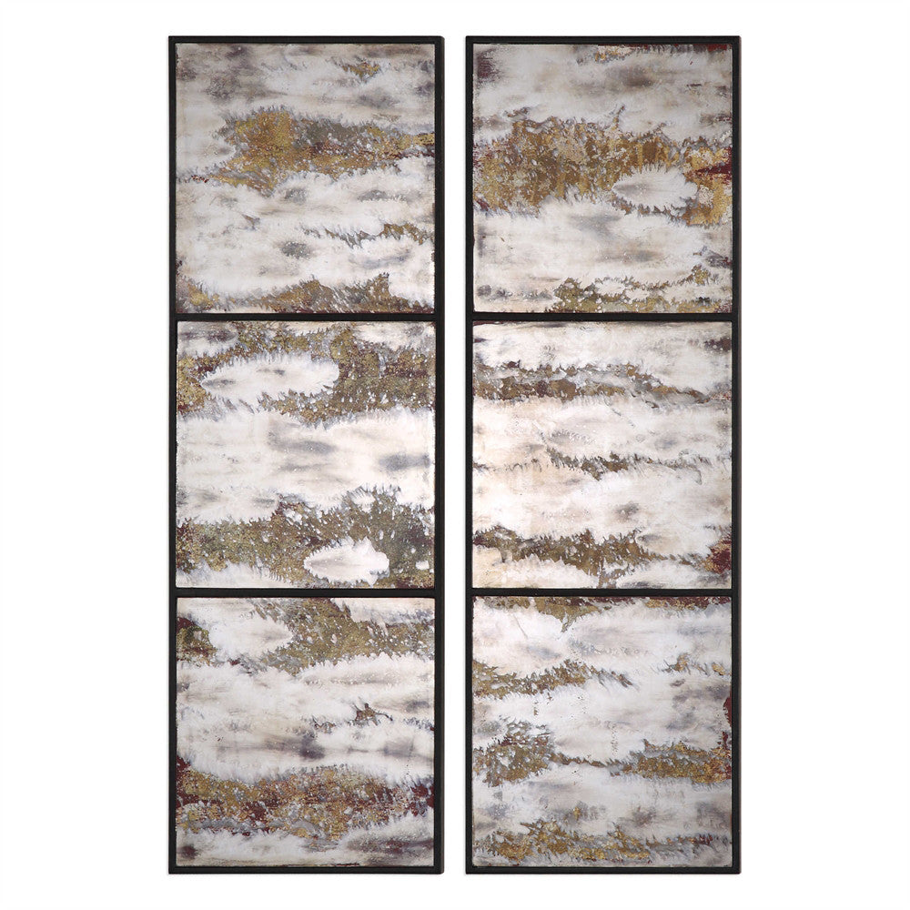 Abstract Mirrored Artwork - Set of 2