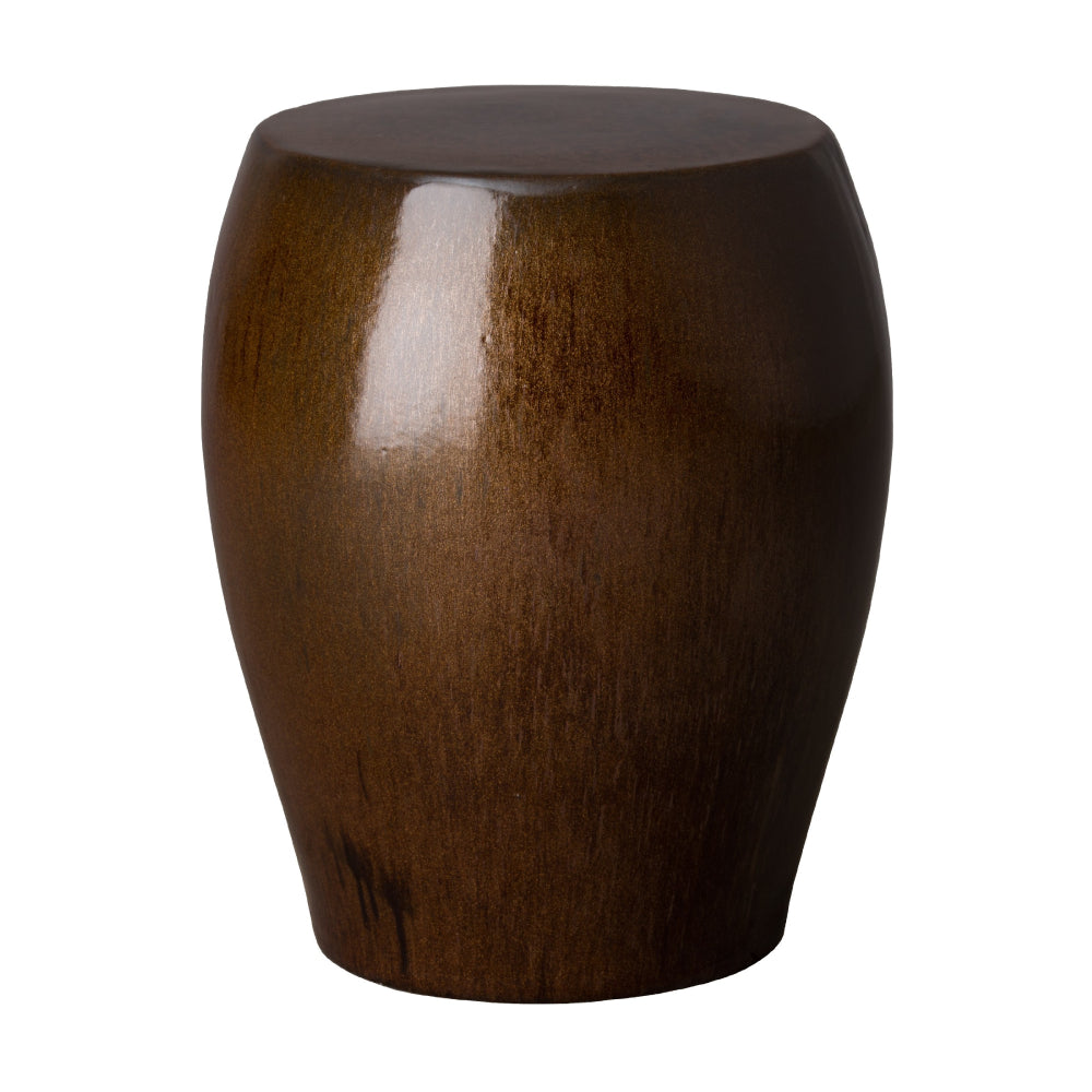 Seiji Garden Stool – Mocha Pearl Glaze