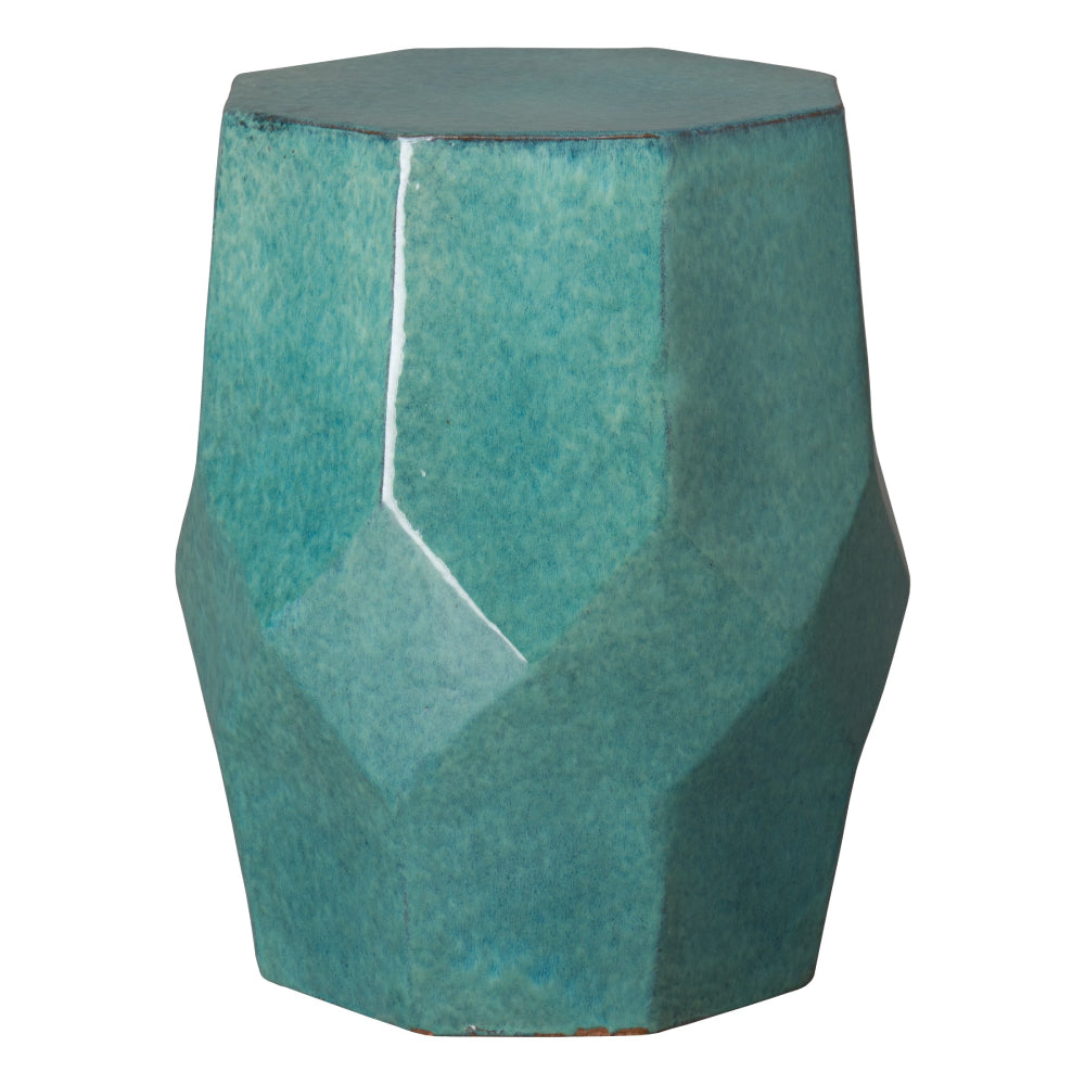 Octagon Matrix Garden Stool – Teal