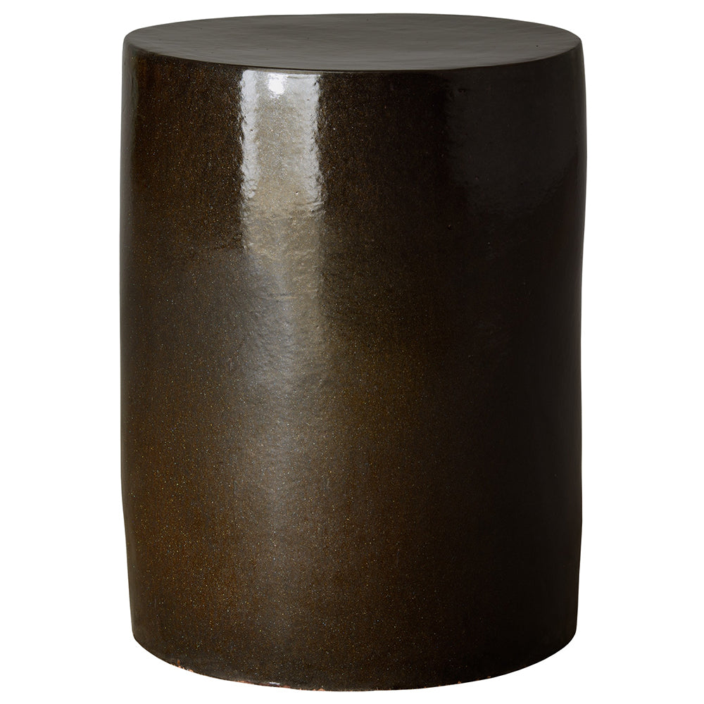 Mocha Brown Cylinder Garden Stool