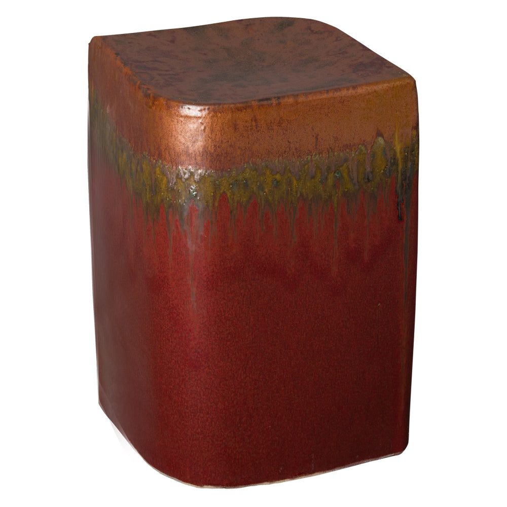 Tall Aero Garden Stool – Pomegranate Glaze