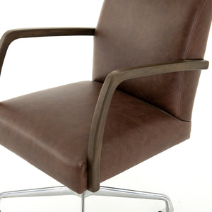 Bryson Desk Chair - Havana Brown