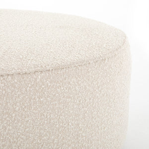 Sinclair Large Round Ottoman-Knoll Nat