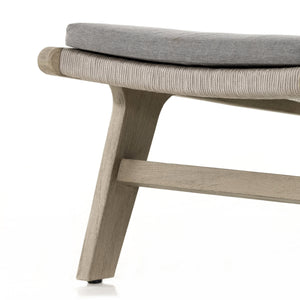 Julian Outdoor Teak Lounge Chair - Weathered Grey