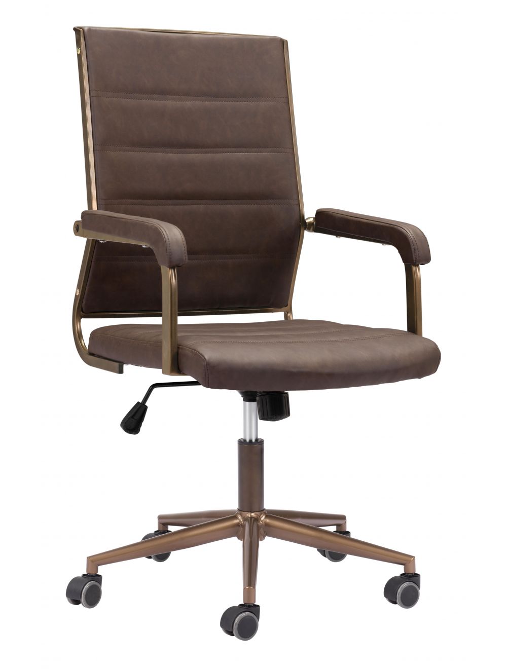Auction Office Chair Vintage Brown