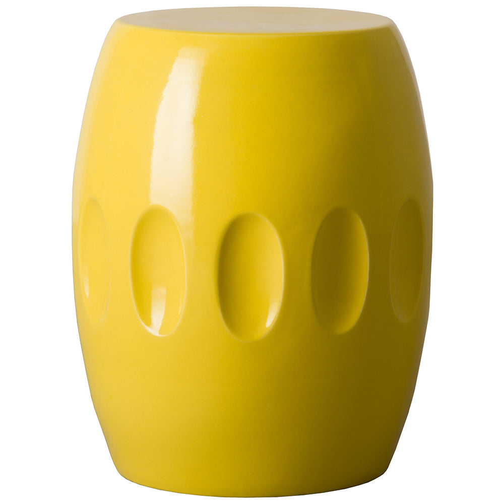 Large Orion Garden Stool - Yellow