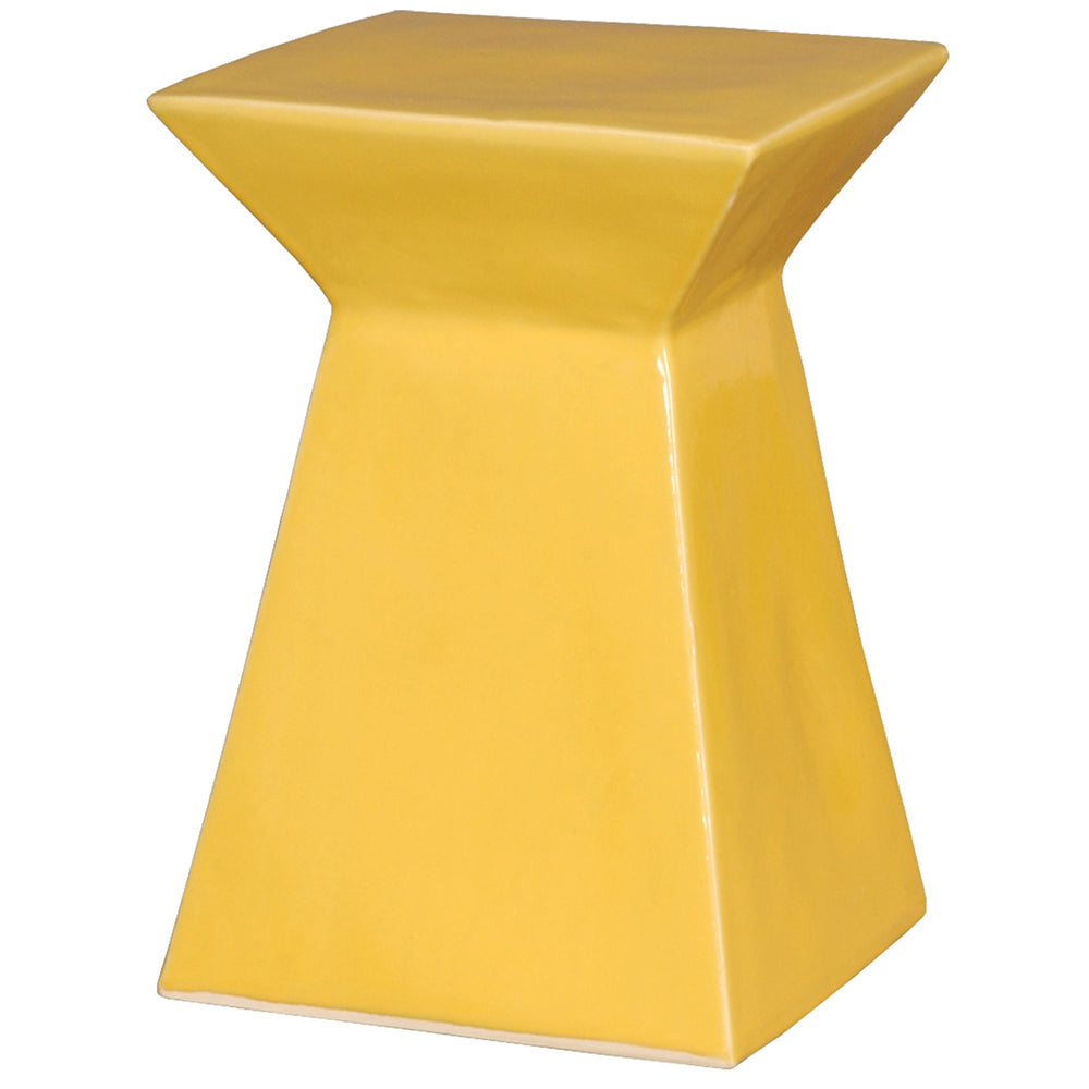 Upright Garden Stool - Yellow