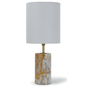 Regina Andrew Jade & Brass Mini Column Table Lamp