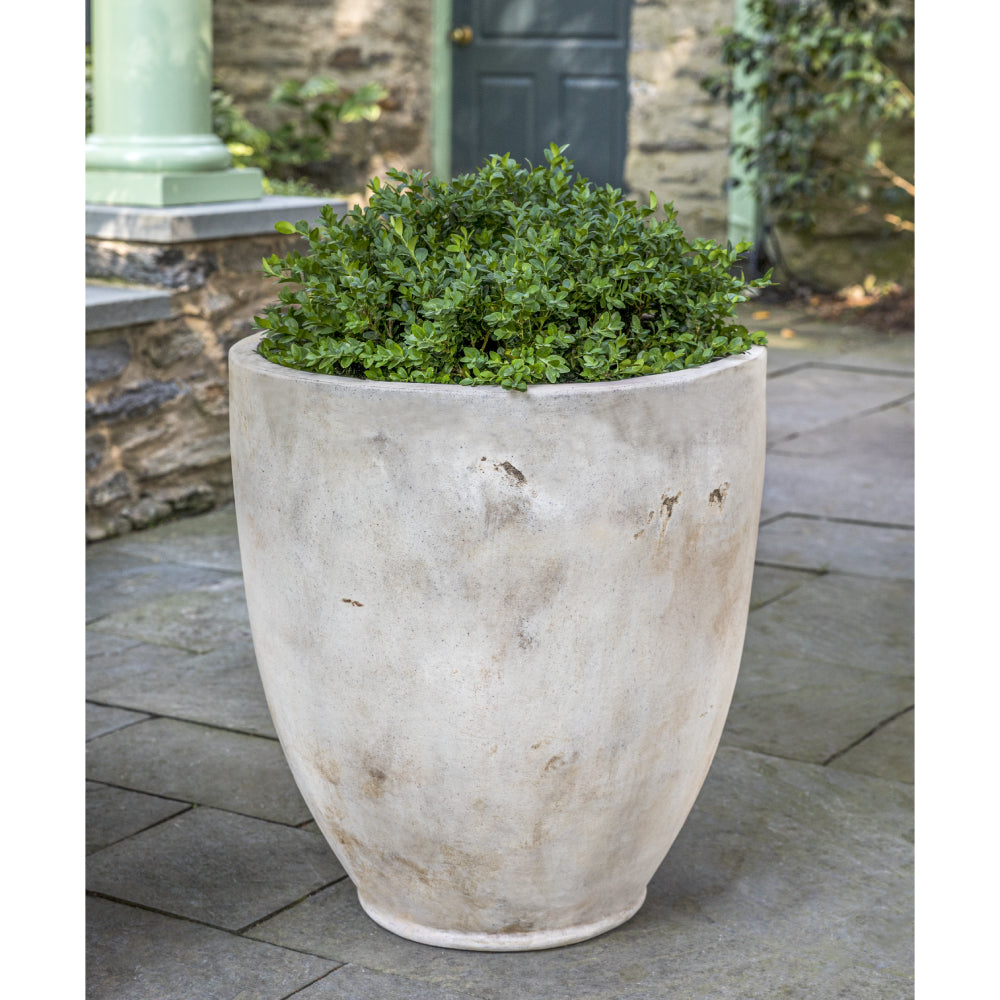 Antico Terra Cotta Tapered Planter - Grey