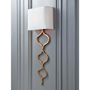 Regina Andrew Twisted Ribbons Wall Sconce – Gold Leaf