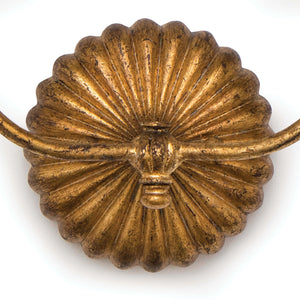 Regina Andrew Antique Gold Leaf Candelabra Sconce – Double