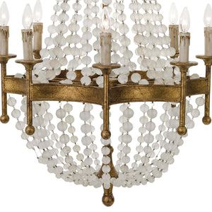 Regina Andrew Frosted Crystal Beads Chandelier