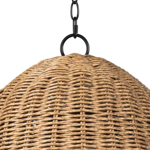 Coastal Living Beehive Outdoor Pendant Small (Weathered Natural)