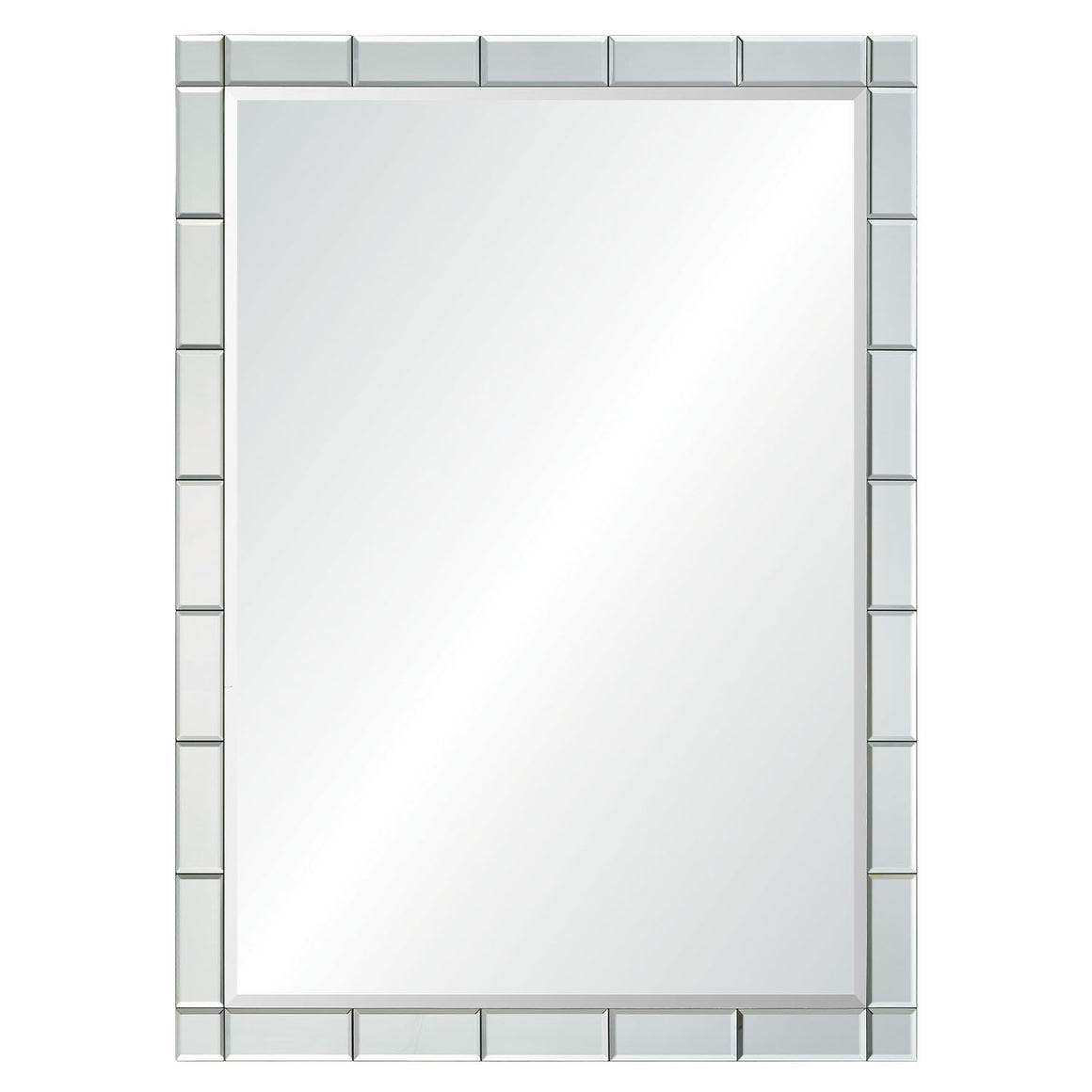 Beveled Tile Framed Mirror - Available in 2 Sizes