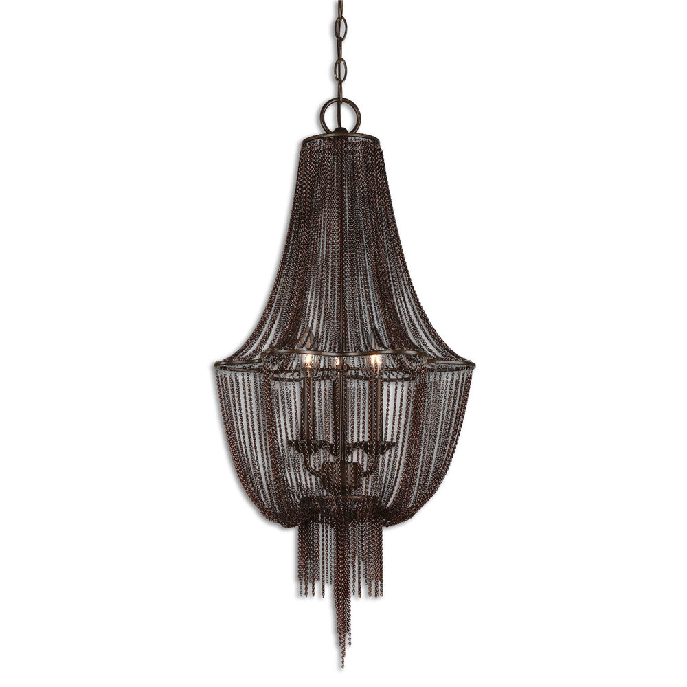Lezzeno Bronze Fringe Chandelier