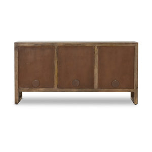 Lorne Media Console-Dusty Reeded Brown