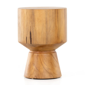 Grass Roots - Jovie Outdoor End Table-Natural Teak