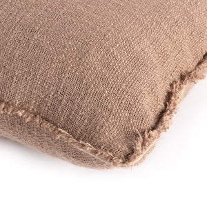 Tharp Outdoor Pillow- Textured Taupe